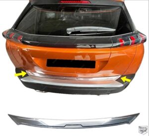 Peugeot 2008 PEUGEOT 2008 2019> Arka Tampon Üstü Koruma P.Çelik - 2633 120267