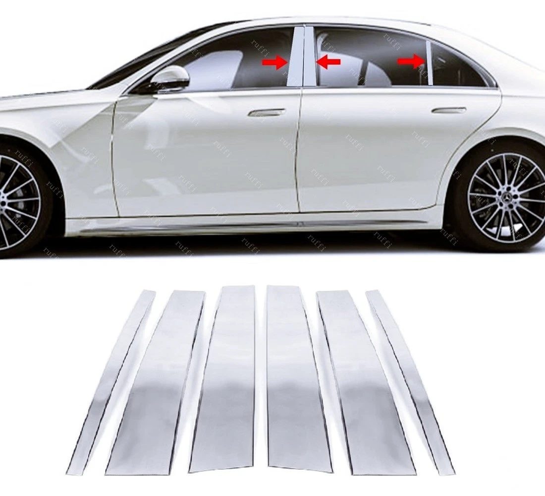 Mercedes S class W223 MERCEDES S CLASS W223 2020> Kapı Direği Seti 6 Prç. P.Çelik - 2157 250190