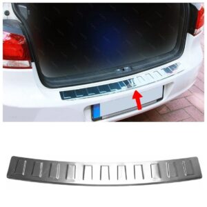 Volkswagen GOLF 6 VW GOLF 6 2009-2013 Arka Tampon Üstü Koruma P.Çelik HB (Taşlı) - 3511 120050T