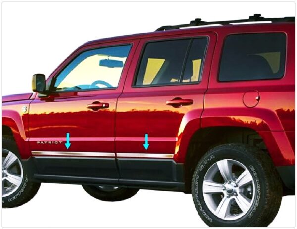 Jeep PATRIOT Yan Kapı Çıtası 4 Prç. P.Çelik - 3801 900019