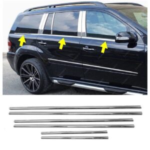 Mercedes GL CLASS X164 MERCEDES GL CLASS X164 2006-2012 Cam Çıtası 6 Prç. P.Çelik (Taşlı) - 2120 500195T