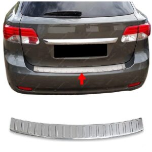 TOYOTA AVENSIS  T27 TOYOTA AVENSIS T27 2009-2015 Arka Tampon Üstü Koruma P.Çelik (Taşlı) - 3419 120280T