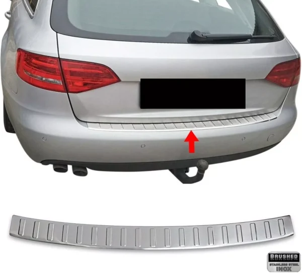 Audi A4 B8 AUDI A4 B8 2007-2015 Arka Tampon Üstü Koruma P.Çelik COMBI (Taşlı) - 1609 120072T