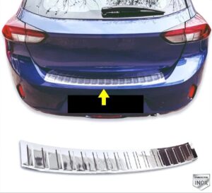 Opel CORSA F OPEL CORSA F 2019> Arka Tampon Üstü Koruma P.Çelik - 2537 120224