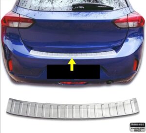 Opel CORSA F OPEL CORSA F 2019> Arka Tampon Üstü Koruma P.Çelik (Taşlı) - 2537 120224T