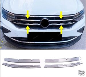 Volkswagen TIGUAN  MK2 VW TIGUAN 2020> FACELIFT Ön Panjur 4 prç. P.ÇELİK - 3533 400131