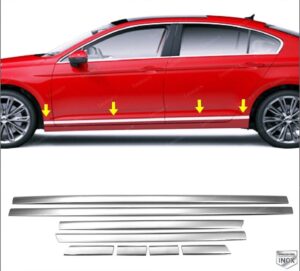 Volkswagen PASSAT  B8,5 VW PASSAT B8,5 2019> Yan Kapı Çıtası 8 prç. P.Çelik - 3554 900055