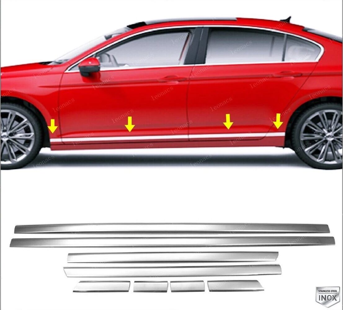 Volkswagen PASSAT B8,5 VW PASSAT B8,5 2019> Yan Kapı Çıtası 8 prç. P.Çelik - 3554 900055