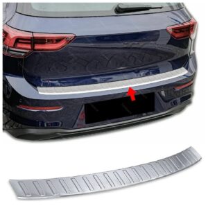 Volkswagen GOLF 8 VW GOLF 8 2020> Arka Tampon Üstü Koruma P.Çelik HB (Taşlı) - 3553 120191T