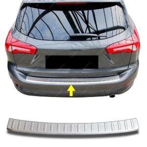 Ford FOCUS  Mk4 FORD FOCUS MK4 2018> Arka Tampon Üstü Koruma P.Çelik COMBİ (Taşlı) - 1236 120193T