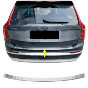 VOLVO XC-90 MK2 VOLVO XC90 MK2 2015> Arka Tampon Üstü Koruma P.Çelik (Taşlı) - 4708 120285T