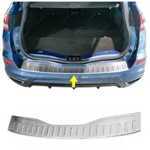 Ford MONDEO  MK5 FORD MONDEO MK5 2015> Arka Tampon Üstü Koruma P.Çelik SW (Taşlı) - 1233 120186T