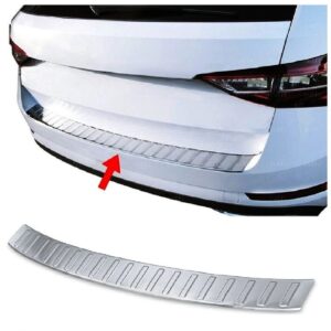 Skoda SUPERB MK3 SKODA SUPERB MK3 2015> Arka Tampon Üstü Koruma P.Çelik (Taşlı) - 3017 120133T
