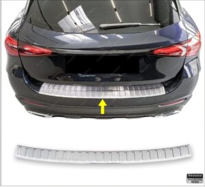 Mercedes GLC X254 MERCEDES GLC X254 2021> Arka Tampon Üstü Koruma P.Çelik (Taşlı) - 2161 120302T