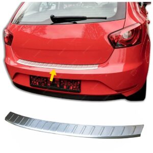 SEAT IBIZA MK4 SEAT IBIZA MK4 2012-2017 Arka Tampon Üstü Koruma P.Çelik (Taşlı) - 2909 120159T