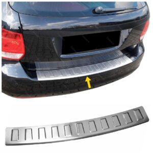 Volkswagen GOLF 6 VW GOLF 6 2009-2013 Arka Tampon Üstü Koruma P.Çelik SW (Taşlı) - 3511 120043T