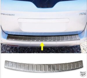 Peugeot 5008  Mk1 PEUGEOT 5008 MK1 2009-2016 Arka Tampon Üstü Koruma P.Çelik - 2610 120301