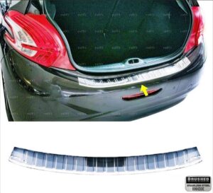 Peugeot 208 PEUGEOT 208 2012> Arka Tampon Üstü Koruma P.Çelik HB (Taşlı) - 2620 120157T