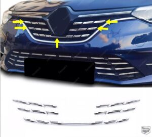 RENAULT MEGANE IV RENAULT MEGANE IV 2021> Ön Panjur 5 Prç. P.Çelik - 2832 400208