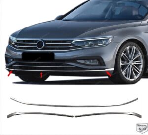 Volkswagen PASSAT  B8,5 VW PASSAT B8,5 2019> Ön Tampon Alt Çıtası 3 Prç. P.Çelik - 3554 400196