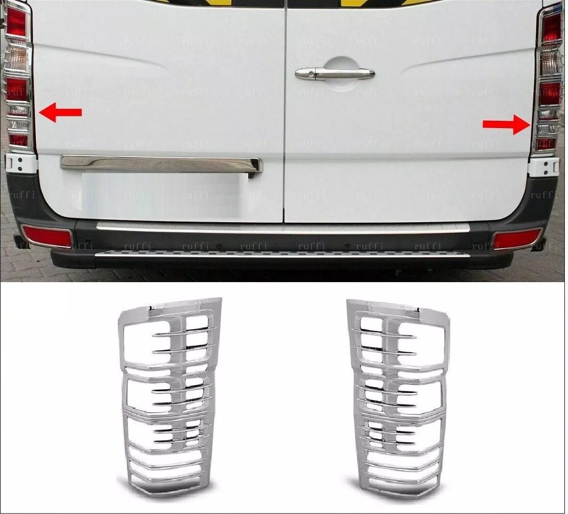 Mercedes SPRINTER W9 MERCEDES SPRINTER W906 2006-2018 Stop Çerçevesİ 2 Prç. ABS Chrome - 2107 650073