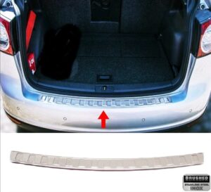 Volkswagen GOLF PLUS VW GOLF PLUS 2004-2008 Arka Tampon Üstü Koruma P.Çelik (Taşlı) - 3510 120075T