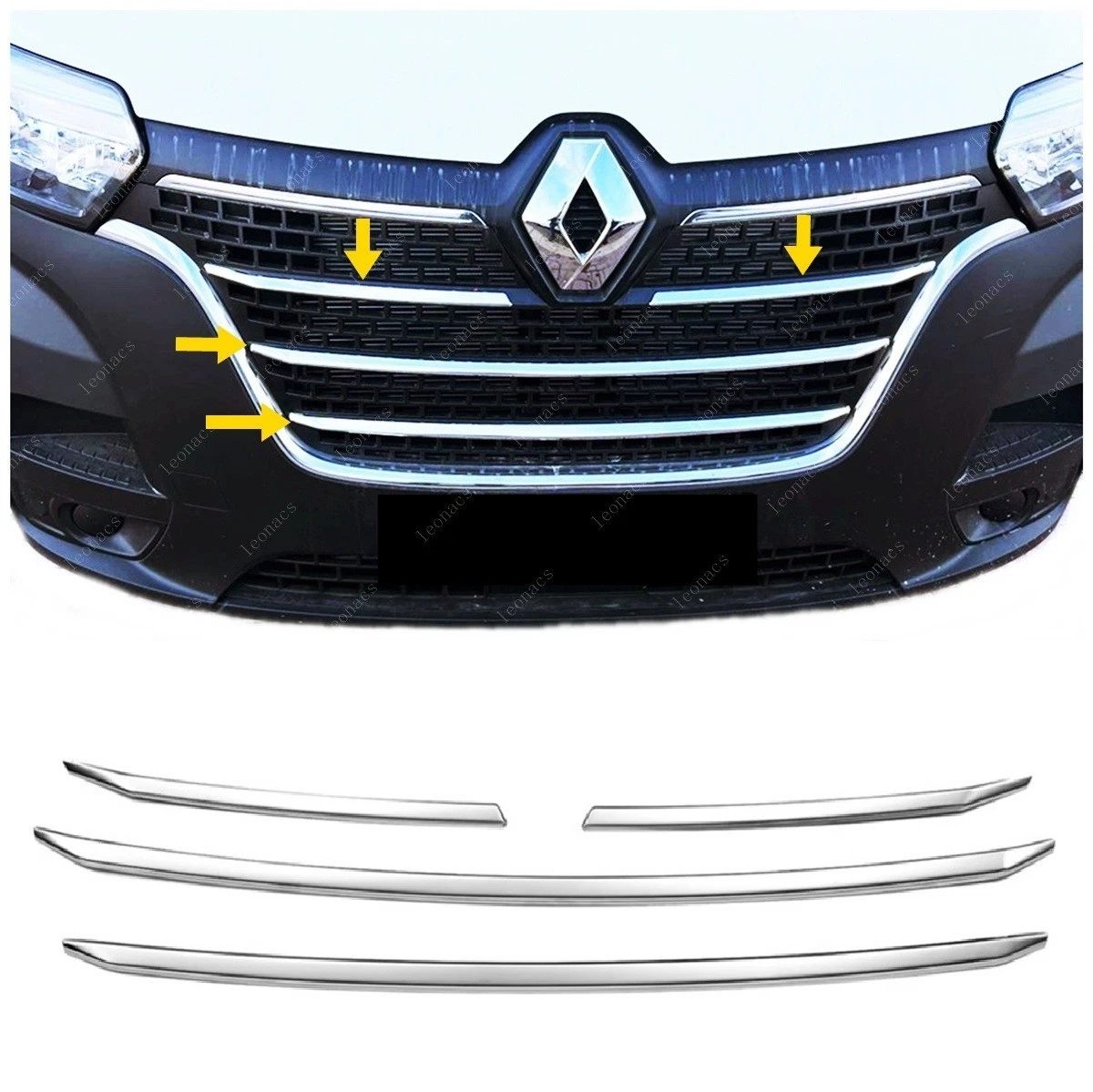 RENAULT MASTER IV RENAULT MASTER IV 2019> Ön Panjur 4 Prç. P.Çelik - 2821 400211