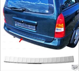 Opel Astra G OPEL ASTRA G 1998-2004 Arka Tampon Üstü Koruma P.Çelik (Taşlı) SW - 2502 120092T