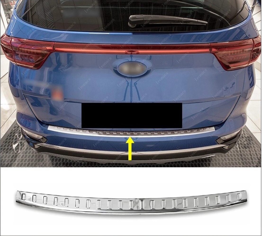 Kia SPORTAGE KIA SPORTAGE 2019> Arka Tampon Üstü Koruma P.Çelik - 4524 120262