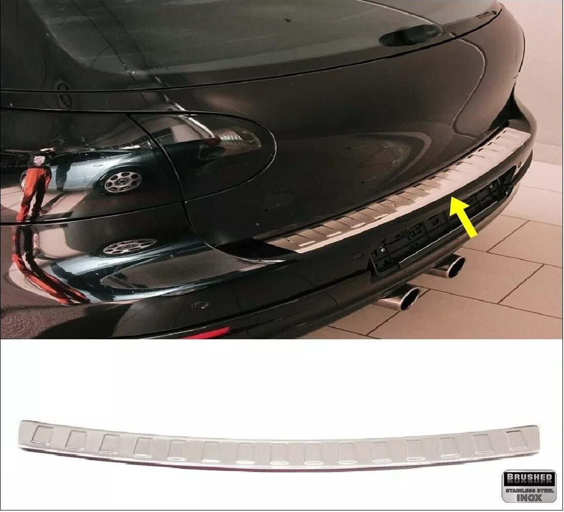 Volkswagen GOLF 5 VW GOLF 5 2003-2009 Arka Tampon Üstü Koruma P.Çelik HB (Taşlı) - 3509 120077T