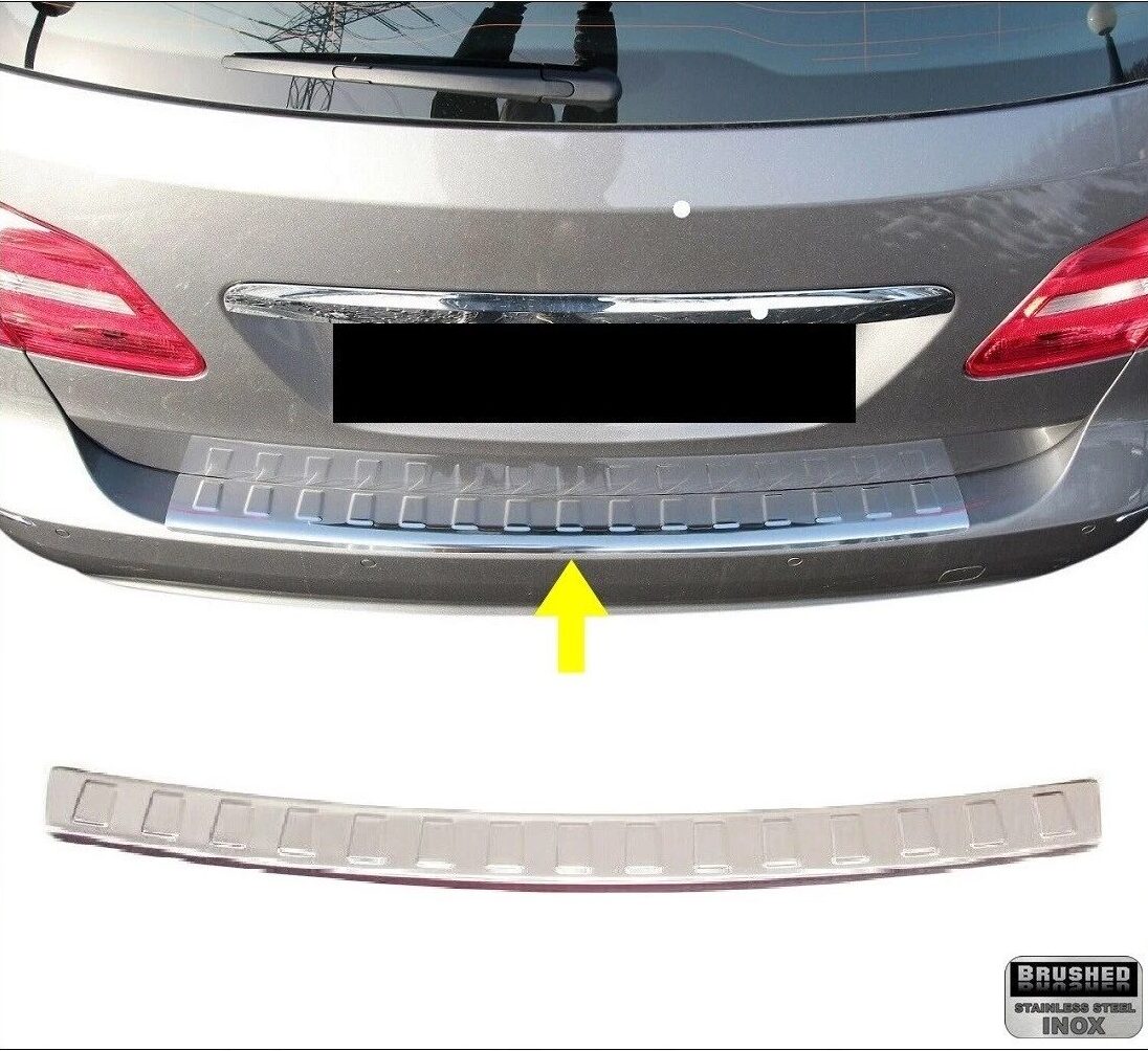 Mercedes B KLASSE W MERCEDES B CLASS W246 2011-2018 Arka Tampon Üstü Koruma P.Çelik (Taşlı) - 2127 120084T