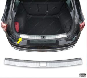 Volkswagen TIGUAN  MK2 VW TIGUAN MK2 2016> Bagaj İç Eşik Koruma P.Çelik (Taşlı) - 3533 120250T
