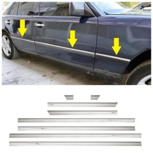 Mercedes E Class W124 Yan Kapı Çıtası 8 Prç. P.Çelik - 2112 900043