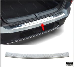 Volkswagen PASSAT  B8,5 VW PASSAT B8,5 2019> Arka Tampon Üstü Koruma P.Çelik SD (Taşlı) - 3554 120287T