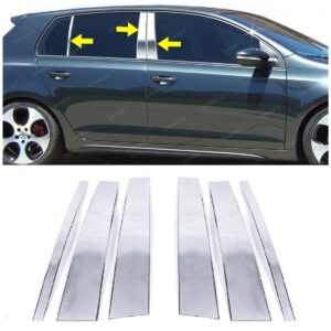 Volkswagen GOLF 6 VW GOLF 6 2009-2013 Kapı Direği Seti 6 Prç. P.Çelik - 3511 250163