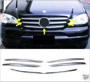 Mercedes ML W163 MERCEDES ML W163 1998-2005 Ön Panjur 5 Prç. P.Çelik - 2108 400066