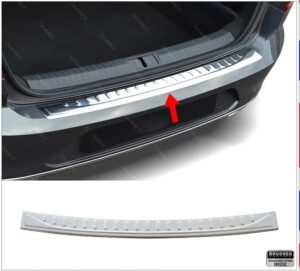 Volkswagen PASSAT  B8 VW PASSAT B8 2014-2019 Arka Tampon Üstü Koruma P.Çelik SD (Taşlı) - 3545 120287T