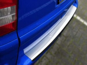 Volkswagen T5 CARAVELLE-MULTIVAN VW T5 CARAVELLE-MULTIVAN 2003-2015 Arka Tampon Üstü Koruma P.Çelik (Taşlı) - 3532 120015T