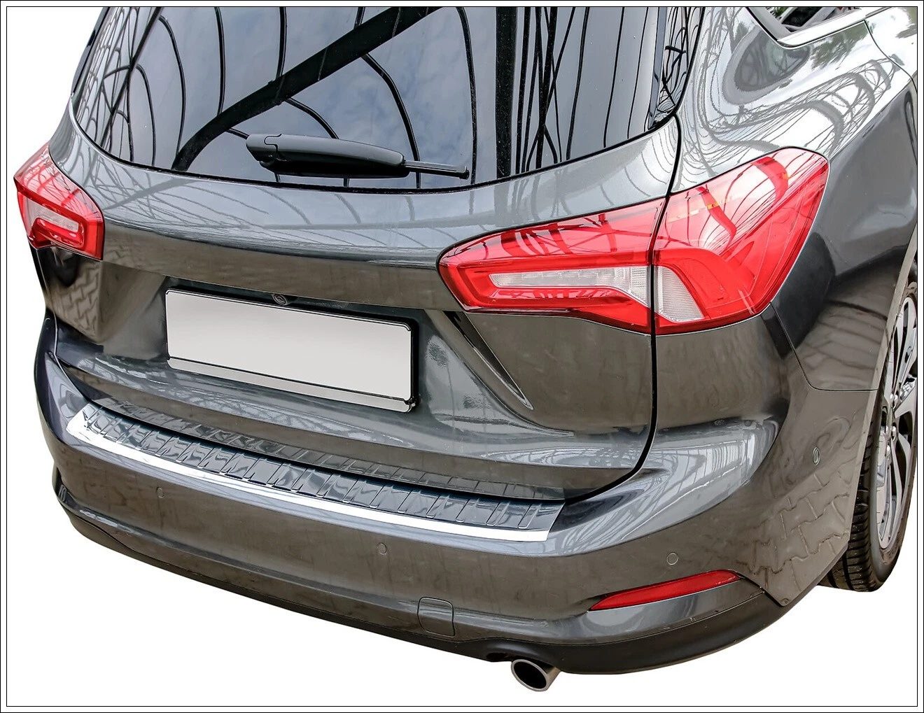 Ford FOCUS Mk4 FORD FOCUS MK4 2018> Arka Tampon Üstü Koruma P.Çelik COMBİ - 1236 120193 - Görsel 2