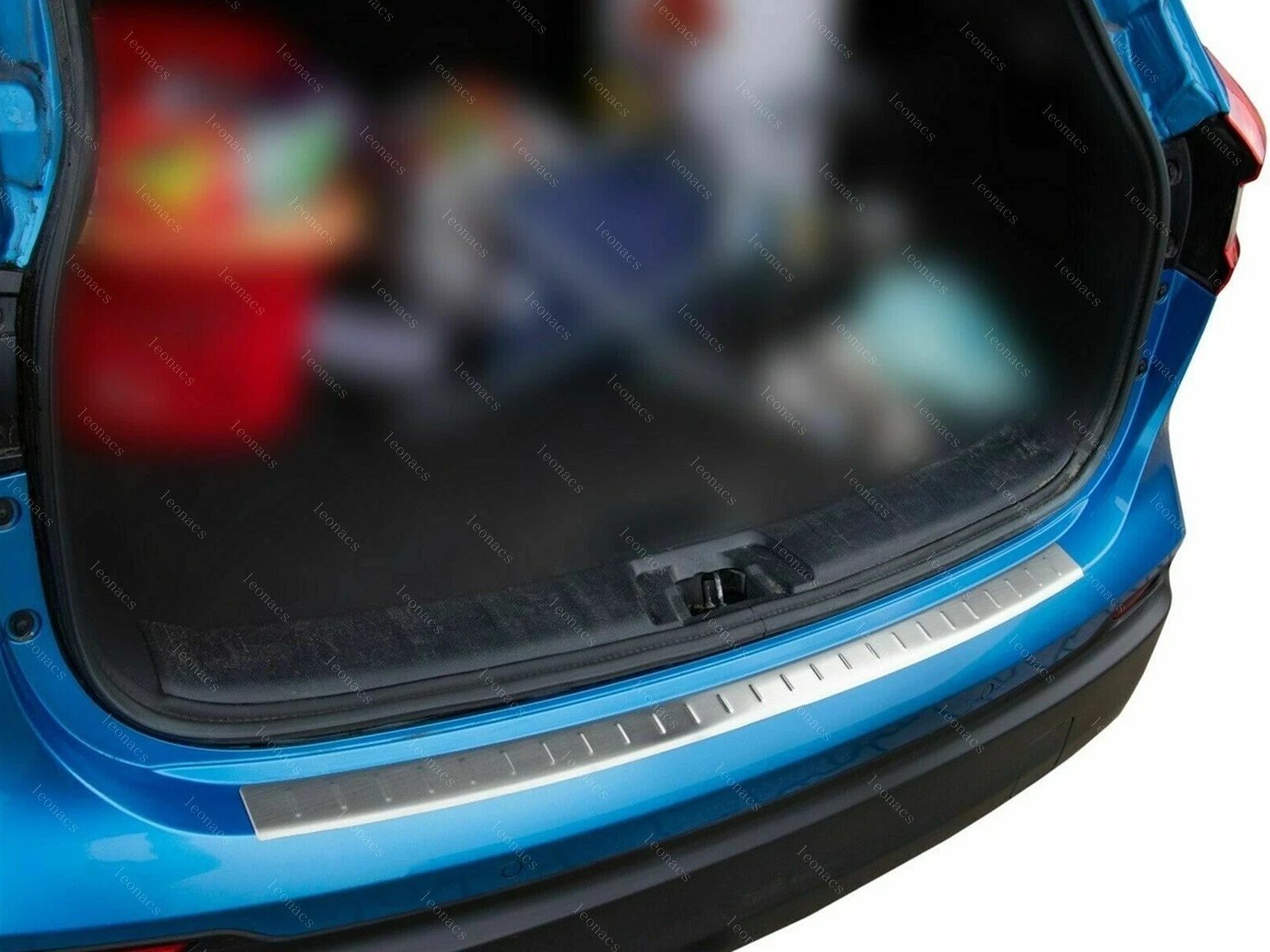 Nissan QASHQAI J11 NISSAN QASHQAI J11 2017-2020 Arka Tampon Üstü Koruma P.Çelik (Taşlı) - 2413 120147T - Görsel 2