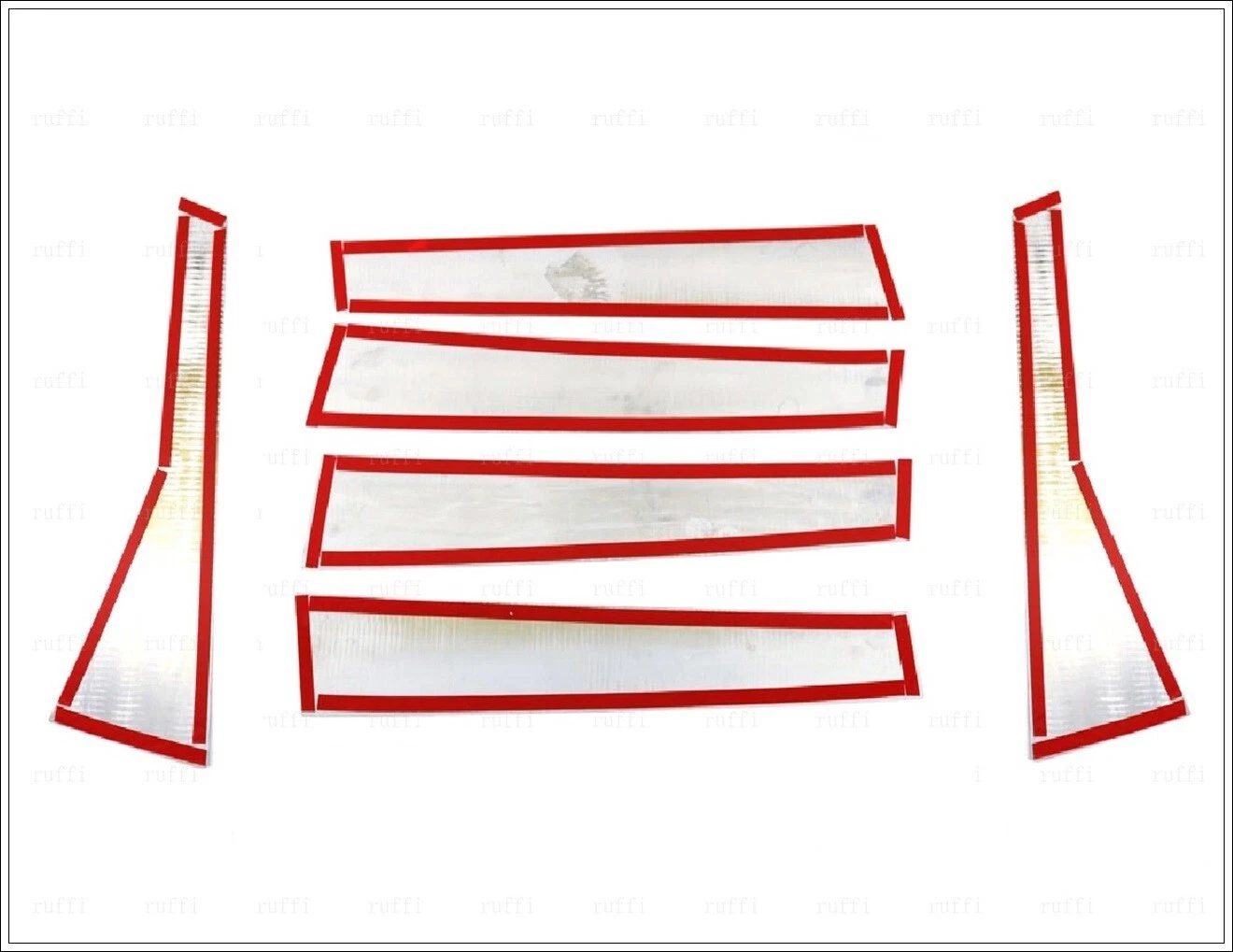 Volvo XC-60 MK1 VOLVO XC60 MK1 2009-2017 Kapı Direği Seti 6 Prç. P.Çelik - 4703 250182 - Görsel 3