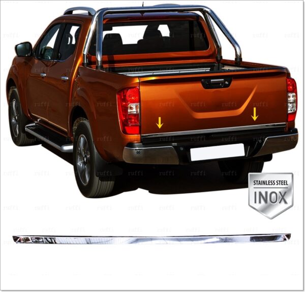 Nissan NAVARA NP300 / D23 Bagaj Alt Çıtası  P.Çelik, NAVARA NP300 / D23 Under Rear Trunk Lid Cover S.Steel,2417800256 Bagaj Alt Çıtası  P.Çelik - 2417 800256