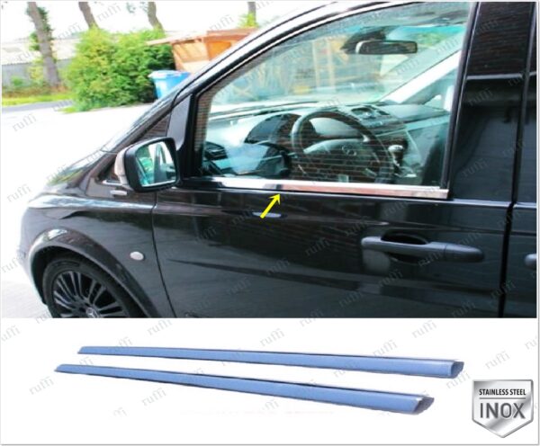 Mercedes VITO W639 Cam Çıtası 2 Pcs. P.Çelik - 2102 500041