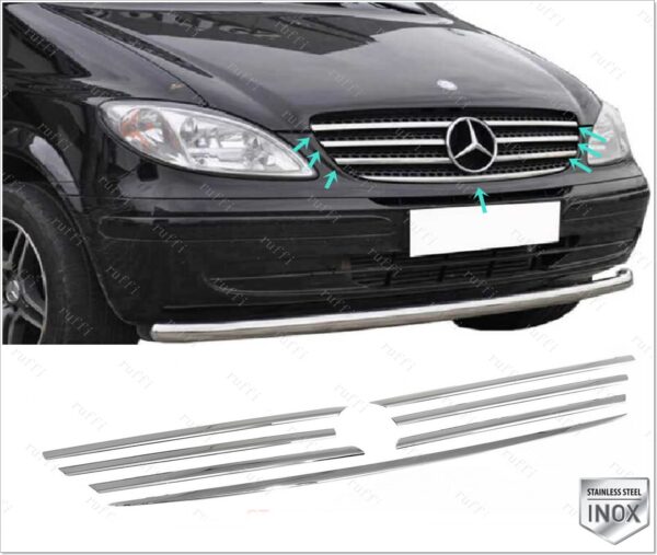 Mercedes VITO W639 Ön Panjur 7 pcs. P.Çelik - 2102 400010