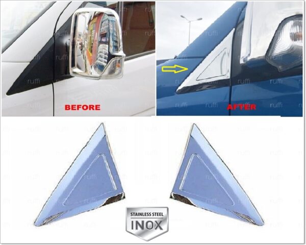 Mercedes SPRINTER W906 Kelebek Cam Nikelajı 2pcs. P.Çelik - 2107 000016