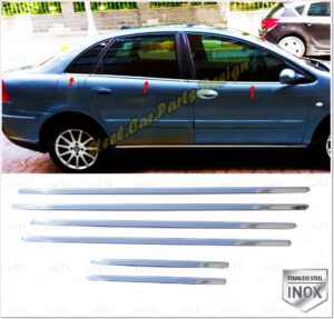 Citroen C5 MK2 Cam Çıtası 6 Pcs. P.Çelik, C5 MK2 Windows Frame Trim 6 pcs. S.Steel,2725500181 Cam Çıtası 6 Pcs. P.Çelik - 2725 500181