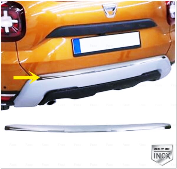 Dacia DUSTER Arka Tampon Üstü Koruma P.Çelik - 3110 120138