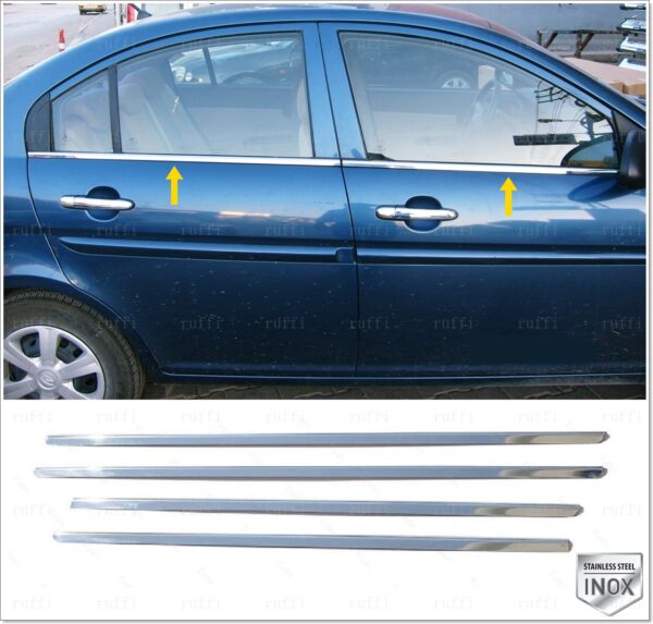 Hyundai ACCENT / ERA Cam Çıtası 4 Pcs. P.Çelik - 1401 500039