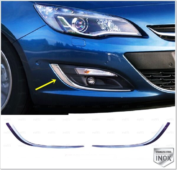 Opel Astra J Sis Farı Çerçevesi 2 Prç. P.Çelik - 2505 650043