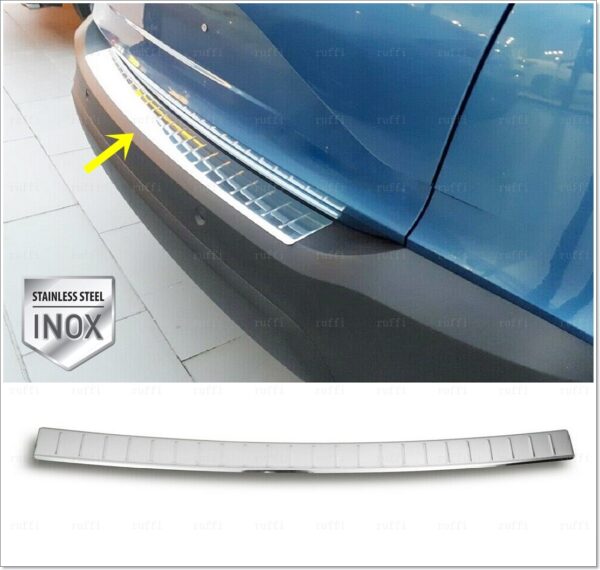 Opel CROSSLAND X Arka Tampon Üstü Koruma P.Çelik , CROSSLAND X Rear Bumper Sill Protector S. Steel ,2532120163 Arka Tampon Üstü Koruma P.Çelik - 2532 120163